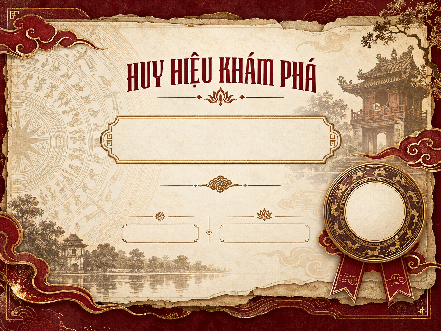 Mẫu huy hiệu khám phá
